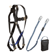 Harness and Lanyard 3 pc Kit Including Small Storage Bag