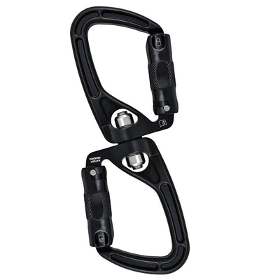 Rock Exotica SwivaBiner (Auto-Lock): el SwivaBiner cuenta con un casquillo de alta resistencia que resistirá un mayor abuso que un rodamiento. – Ahora disponible en MTN Shop US.