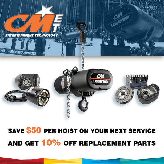 CM Hoist Service/Repairs (*Limited Time Offer)