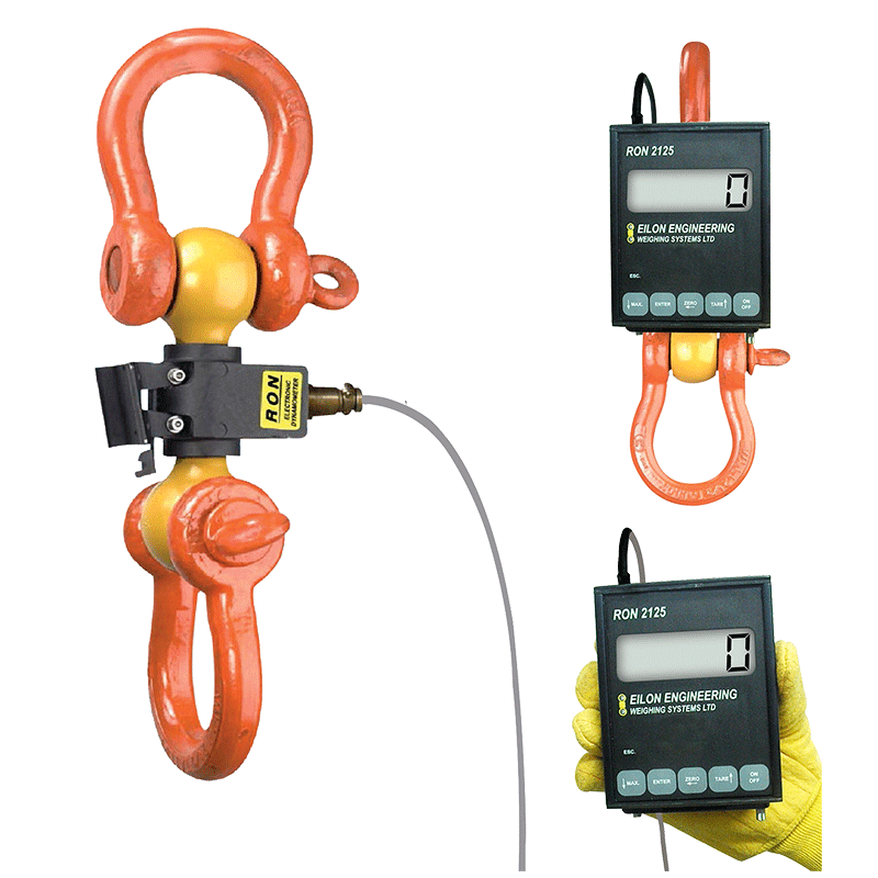 Eilon Engineering Dinamómetro con cable Ron Crane Scales™ Ron 2125 con pantalla acoplable de 1"/25 mm - Dinamómetro con cable Ron Crane Scales™ Ron 2125 con pantalla acoplable de 1"/25 mm: ahora disponible en MTN Shop EE. UU. - imagen 3