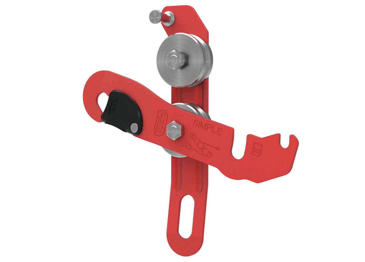 Petzl SIMPLE Descender - Composed of 2 Aluminum Pulleys - imagen 4