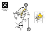 Dispositivo de descenso/aseguramiento Petzl MAESTRO® L - Sistema AUTO-LOCK