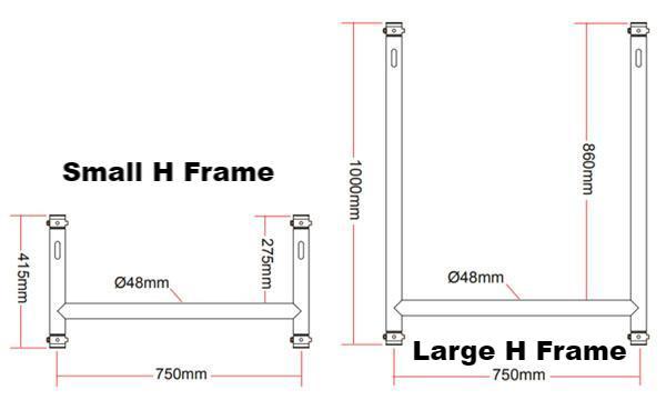 Dimensiones del conjunto del marco Doughty H - TIENDA MTN - imagen 3