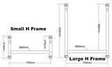 Doughty H Frame Assembly Dimensions - MTN SHOP