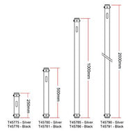 Especificaciones de extensión de brazo abatible modular Doughty - 10''/20''/40''/79'' - MTN Shop