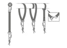 Petzl CONNEXION FIXE Anchor Strap - Several Configurations for Setting Up an Anchorage
