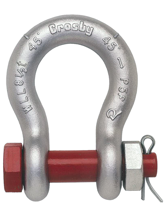 Crosby G-2130 Galvanized Bolt Type Anchor Shackles