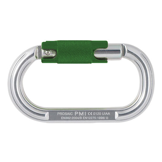 PMI Prosaic Aluminum Locking Oval Carabiner