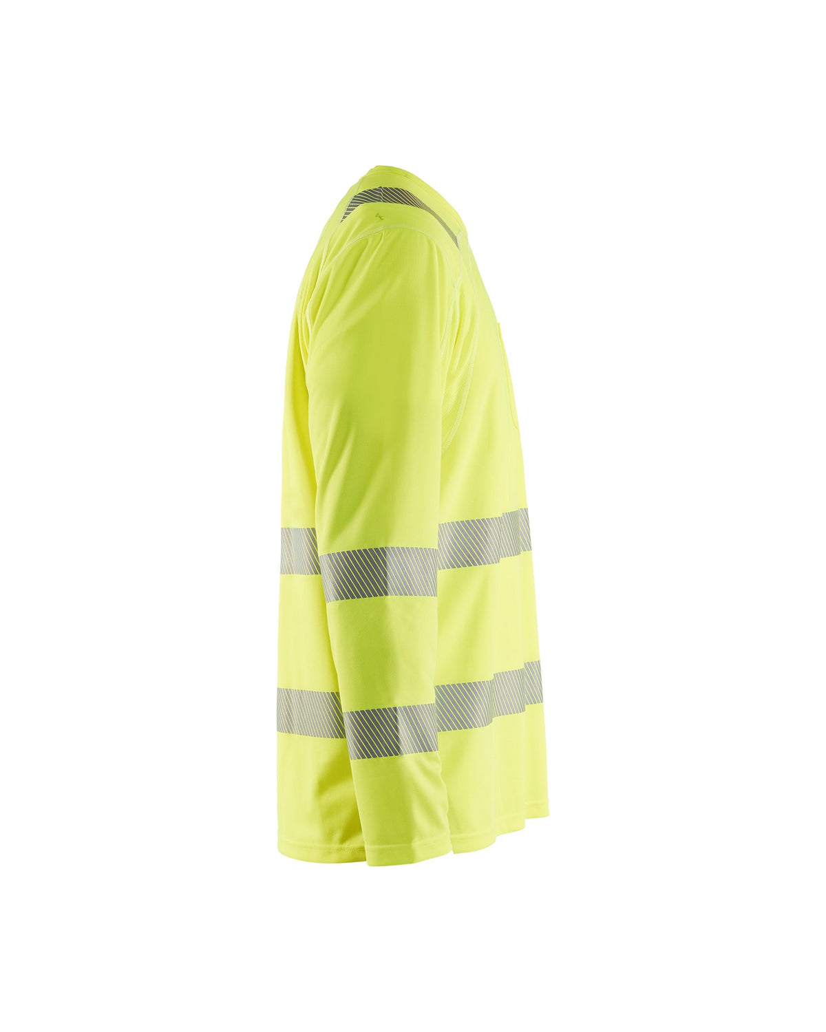 Camiseta de manga larga Blaklader Hi Vis: el tan esperado chaleco de malla de alta visibilidad Blaklader ya está aquí. Construido como el resto de nuestras prendas, la calidad no tiene rival en el ámbito de los chalecos. El contraste con la tela negra te permite trabajar al máximo manteniendo la prenda limpia y visible el mayor tiempo posible. – Ahora disponible en MTN Shop US. - imagen 3