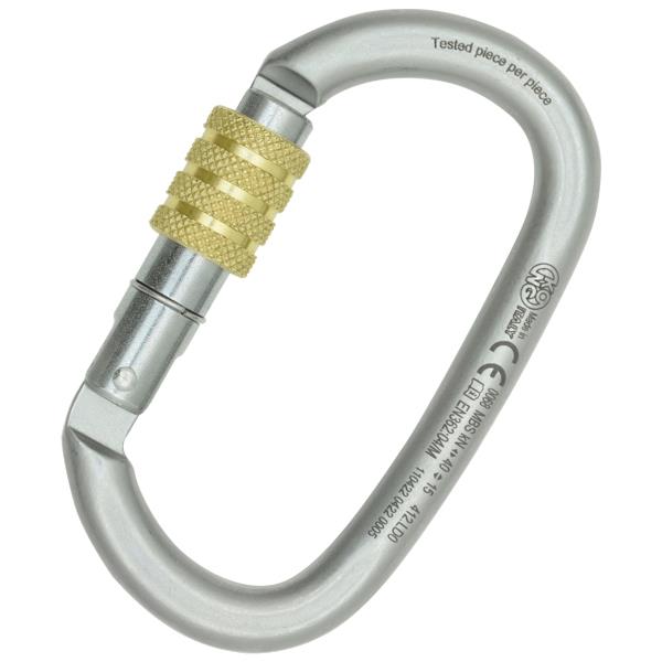 Kong Gold and silver Screw Sleeve Carabiner