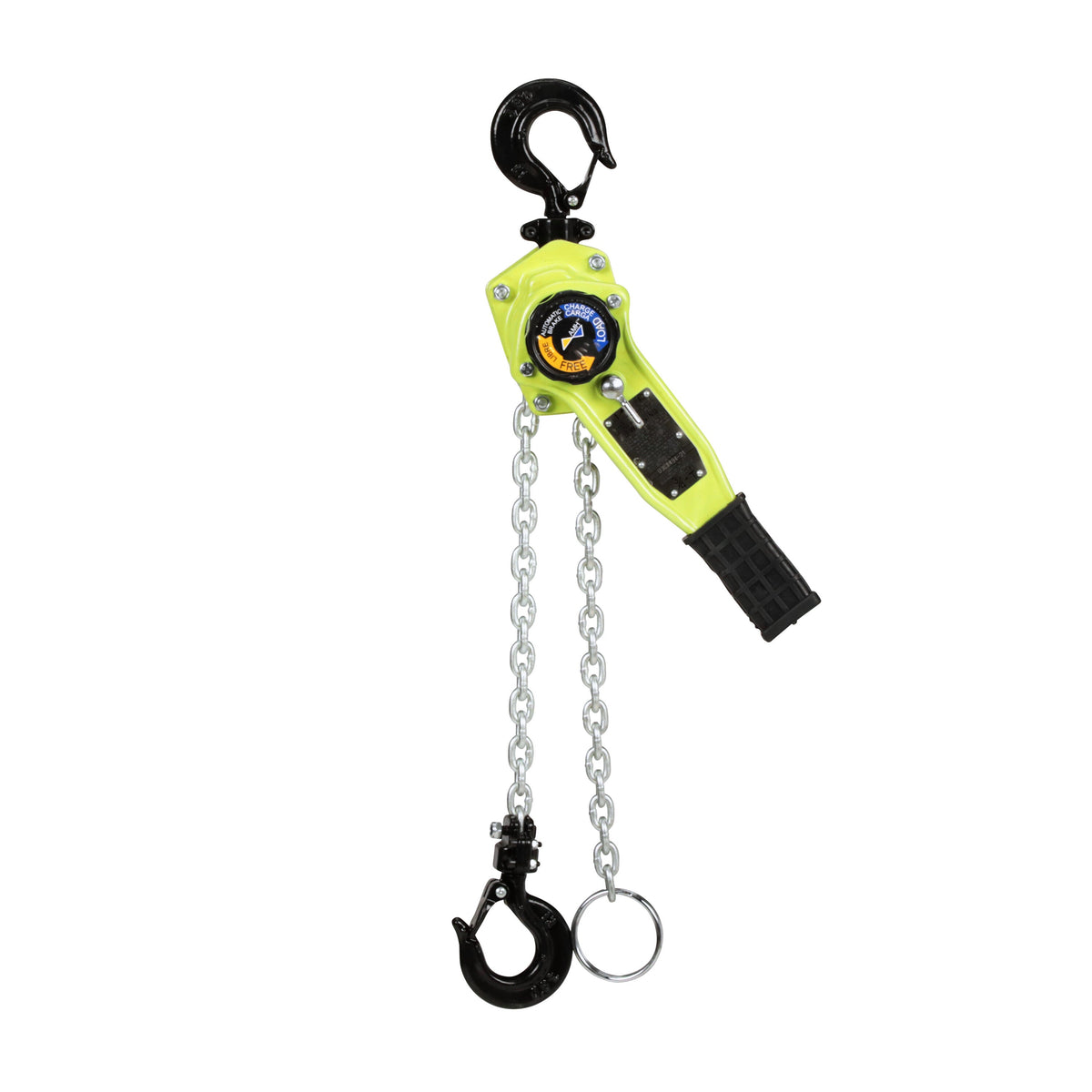 AMH Lever Hoist 0.8t to 2.5t USA Chain– The AMH Lever Hoist 0.8t to 2.5t USA Chain is a versatile and reliable tool for lifting and moving heavy loads. Its lightweight construction and easy-to-use lever mechanism make it a popular choice for a wide range of industrial applications. With its durable all-steel construction and high-quality load chain, this hoist is built to last and can provide years of reliable service. – Now available at MTN Shop US.
