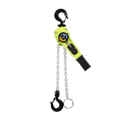 AMH Lever Hoist 0.8t to 2.5t USA Chain– The AMH Lever Hoist 0.8t to 2.5t USA Chain is a versatile and reliable tool for lifting and moving heavy loads. Its lightweight construction and easy-to-use lever mechanism make it a popular choice for a wide range of industrial applications. With its durable all-steel construction and high-quality load chain, this hoist is built to last and can provide years of reliable service. – Now available at MTN Shop US.