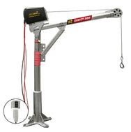 OZ Lifting Steel Davit Cranes– The Steel Davit Crane from OZ Lifting has 360 degree rotation and is available with lifting capacities of 500lbs, 1000lbs and 2500lbs. The zinc-plated davit crane has 4 different height adjustments for flexibility of use. The crane comes with a manual winch as standard which includes a power drill adapter. There are also AC and DC electric winch options. – Now available at MTN Shop US. - imagen 4