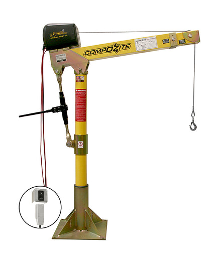 OZ Lifting Compozite Davit Crane - 1200 lb