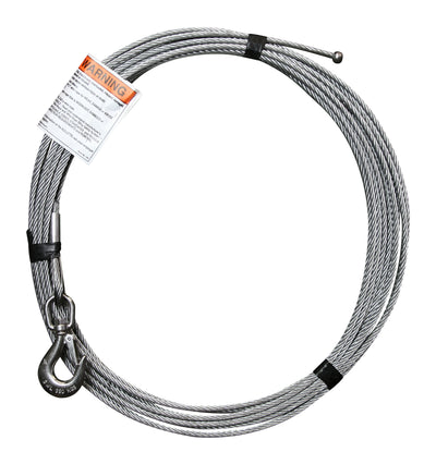 Cable galvanizado de 1/4" con bola.