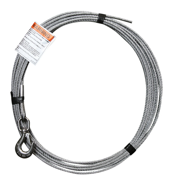 OZ Lifting 1/4" Galvanized Cable Without a Ball