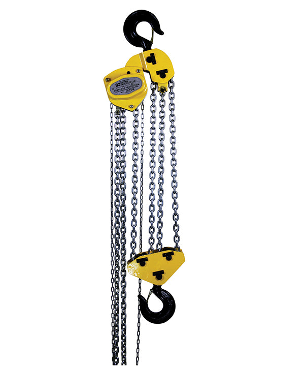 OZ Lifting Premium Chain Hoist– The OZ Premium Chain Hoist is a durable and versatile chain hoist that can be used for both lifting and pulling. The double reduction gearing minimizes lifting effort and the hoist can be operated in tight spaces thanks to the 360-degree handle rotation. Enclosed brake system, gearing systems and a sealed roller bearing keep the hoist protected from debris and contaminations to ensure smooth operations over time. – Now available at MTN Shop US. - imagen 7