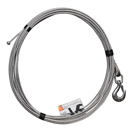 OZ Lifting 3/16" Stainless Steel Cable with a Ball