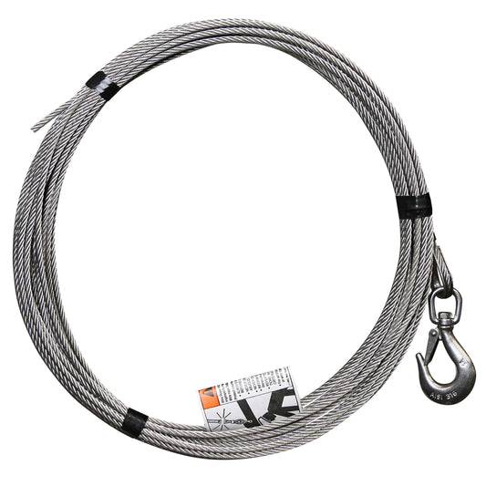 OZ Lifting 3/16" Stainless Steel Cable Without a Ball