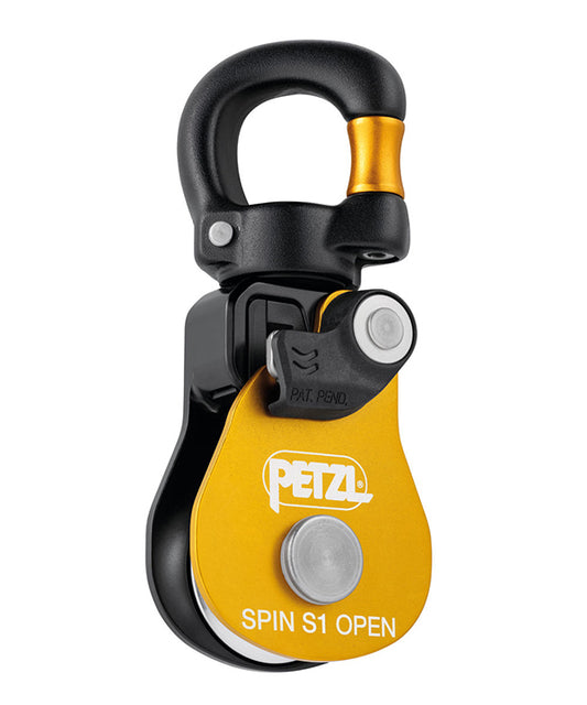 Petzl Spin S1 Open Pulley with Gated Swivel