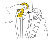 Petzl ROLLCLIP Z Pulley With TRIACT-LOCK Carabiner - May be used as Directional Point on Upper Attachment Point  of ASCENSION Handled Rope Clamp  - imagen 2