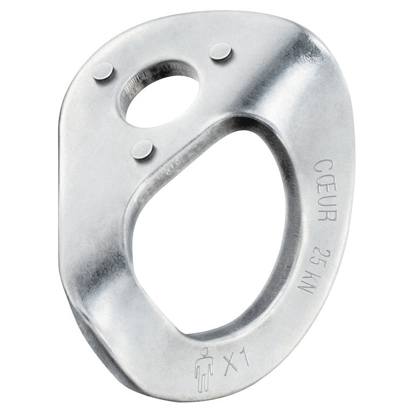 Petzl Coeur Bolt Hanger (20pk) – Steel anchor composed of a COEUR STEEL hanger, a bolt and a nut, designed for interior uses, available in 10 or 12 mm diameter. – Now available at MTN Shop US. - imagen 4