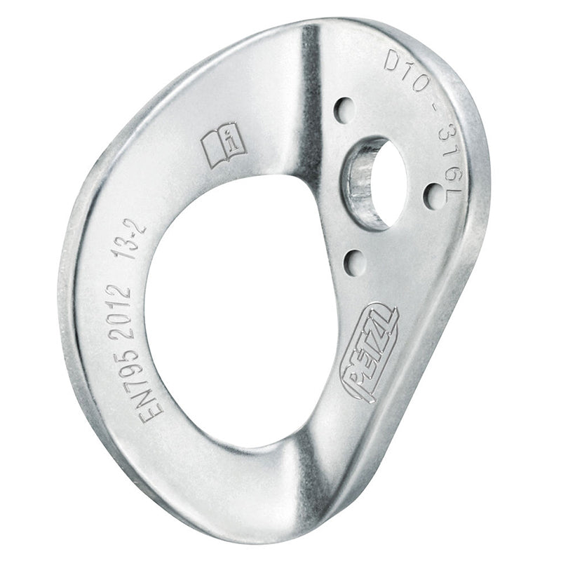 Petzl Coeur Hanger (paquete de 20): Percha de acero diseñada para uso en interiores con pernos de 10 y 12 mm. Percha: - fabricada en acero, para uso interior - sistema antigiro de percha. – Ahora disponible en MTN Shop US. - imagen 2