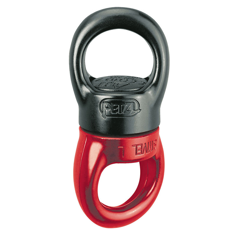 Petzl Swivel Connector – Available in two sizes, the SWIVEL prevents the rope from twisting when the load is turning. Sealed ball bearings offer excellent performance and reliability. – Now available at MTN Shop US. - imagen 2