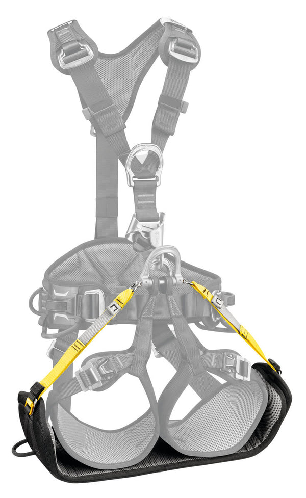 Petzl PODIUM Work Seat - With Harness Attached