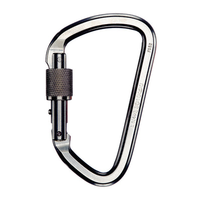 Mosquetón de bloqueo de acero inoxidable PMI SMC Lite: los mosquetones de bloqueo de acero inoxidable SMC Lite son compactos, livianos y los profesionales de rescate en espeleología y montañismo los utilizan con frecuencia. Puerta con cerradura de tornillo: ahora disponible en MTN Shop US.