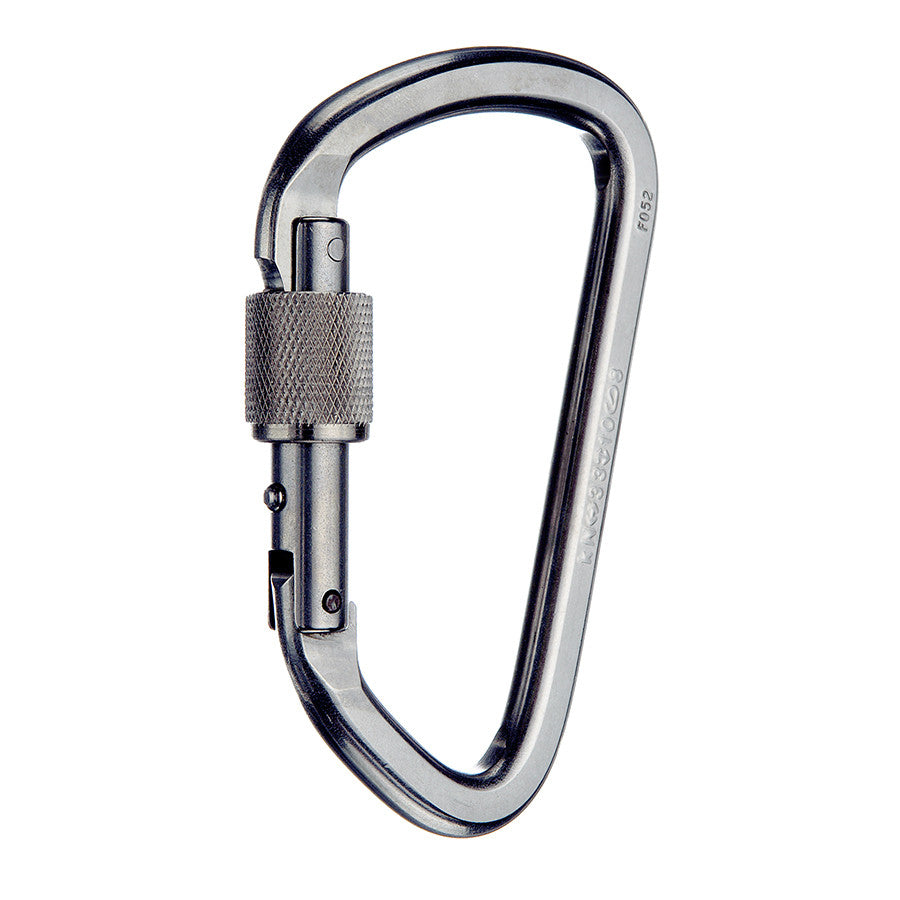 PMI SMC Lite Stainless Steel Locking Carabiner– The SMC Lite Stainless Steel Locking Carabiners are compact, lightweight and often used by caving and mountaineering rescue professionals. Screw-lock gate – Now available at MTN Shop US. - imagen 3