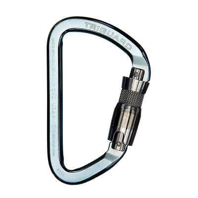Mosquetón de acero PMI SMC Triguard Auto-Lock Lite - NFPA: el mosquetón de acero SMC Triguard Auto-Lock Lite - NFPA es un mosquetón de acero de aleación ligera con una puerta de triple acción para máxima seguridad. Transferencia suave del enganche Munter: ahora disponible en MTN Shop EE. UU.