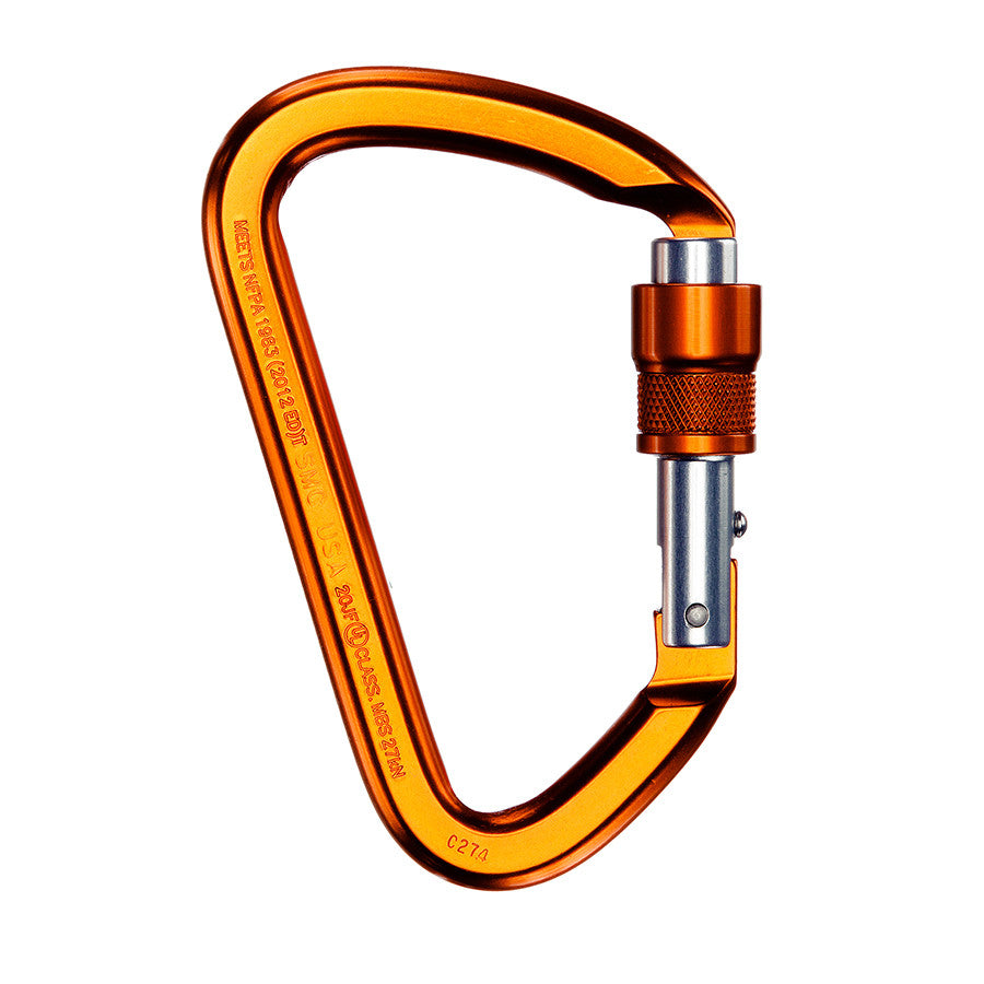 PMI SMC Kinetic Screw-Lock Carabiner – NFPA– The SMC Kinetic Carabiner meets all of your personal protection requirements. Screw-gate .98" opening with key lock nose. Ideal for at height work; Lightweight – Now available at MTN Shop US.