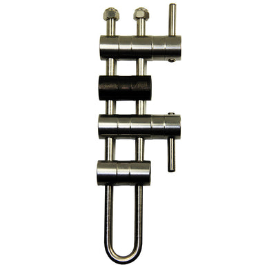 Parrilla de freno PMI SMC - Micro U Rack de acero inoxidable con barras: el SMC Micro U Rack es el más pequeño y liviano de todos los SMC Rappel Racks. Este soporte es ideal para escalada deportiva, espeleología y escenarios de rápel largo. Ahora disponible en MTN Shop EE. UU.
