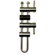 PMI SMC Brake Rack – Micro U Rack Stainless Steel w/ Bars– The SMC Micro U Rack is the smallest and most lightweight of all SMC Rappel Racks. This rack is best suited for sport climbing, caving and for long rappel scenarios – Now available at MTN Shop US.