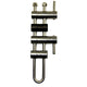 Cremallera de freno PMI SMC – Micro U Rack de acero inoxidable con barras