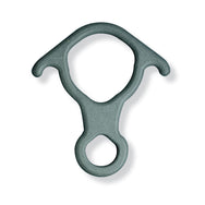 Figura 8 grande de aluminio PMI SMC/RA con orejas: La figura 8 grande de aluminio SMC/RA está hecha para cuerdas de hasta 5/8" (16 mm) de diámetro. La adición de "orejas" con forma evita que la circunferencia se enganche. MBS: 7,194 lbf. - Ahora disponible en MTN Shop EE. UU.