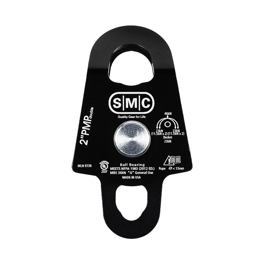 PMI SMC 2” Double Prusik Minding Pulley – NFPA– SMC 2” Double Prusik Minding Pulley es una polea de tamaño mediano ideal para aparejos con cuerda de 11 mm a 13 mm o cuando no hay espacio para una polea prusik minding de 3”. – Ahora disponible en MTN Shop US. - imagen 5