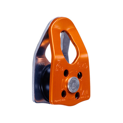 PMI SMC CRx Crevasse Rescue Pulley– The SMC CRx Pulley small yet strong and efficient. Includes prusik minding capability for use in a 2-to-1 C-system or a 3-to-1 Z-system. Supports rope up to 1/2" – Now available at MTN Shop US.