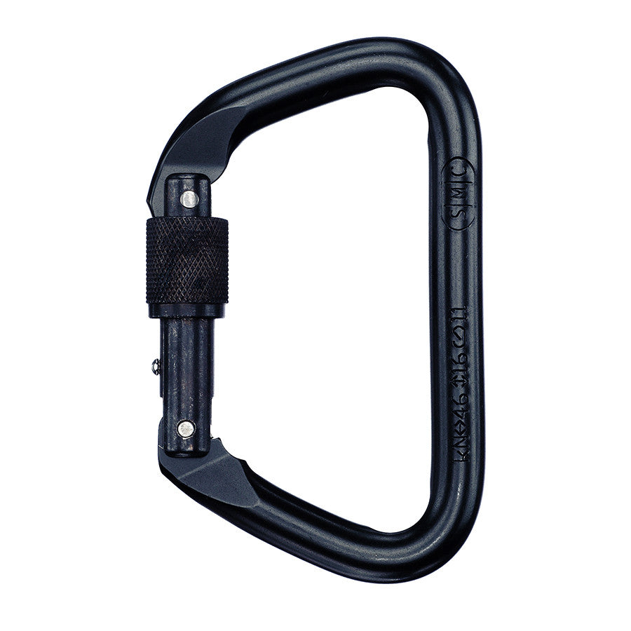 PMI SMC Large Locking D Steel Carabiner – NFPA– The SMC Large Locking D Steel Carabiner – NFPA is ideal for usage by fire and rescue professionals. Zinc-coated finish great for tactical use. Stainless steel option available – Now available at MTN Shop US.
