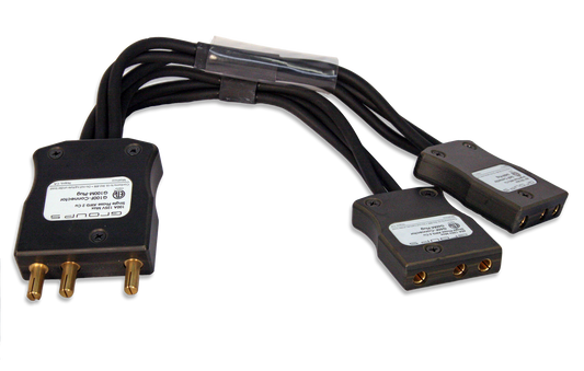 Lex 100 Amp Male Bate to Two 100 Amp Female Bates On 2' Tails