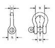 CM Shackle- Screw Pin (Theatrical) Dimension