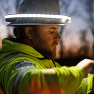 Illumagear HALO SL - Attached to Hard Hat