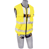 3M™ DBI-SALA® Delta Vest™ Hi-Vis Reflective Work Vest Harness (Quick Connect Buckles) - Yellow Hi-Vis on Model