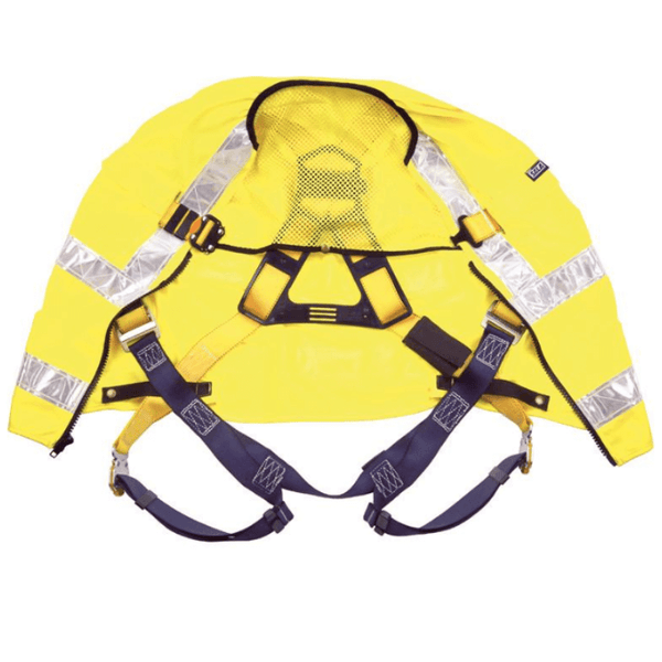 3M™ DBI-SALA® Delta Vest™ Hi-Vis Reflective Work Vest Harness (Quick Connect Buckles) - Integrated Delta Harness and Work Vest (Yellow Hi-Vis)