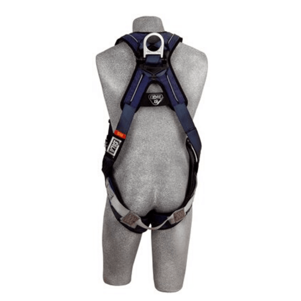 3M™ DBI-SALA® ExoFit™ XP Vest-Style Climbing Harness - Rear View with Stand-up Back D-ring