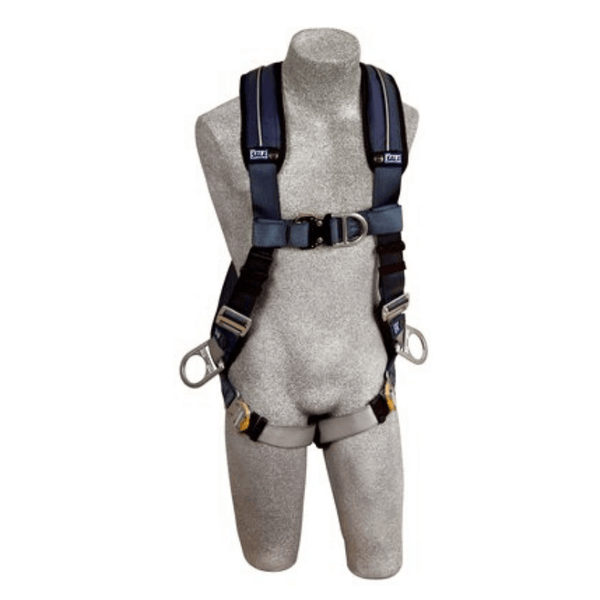 3M™ DBI-SALA® ExoFit™ XP Vest-Style Positioning/Climbing Harness - Front View with Front and Side D-rings