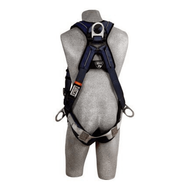 3M™ DBI-SALA® ExoFit™ XP Vest-Style Positioning/Climbing Harness - Rear View with Stand-up Back D-ring 