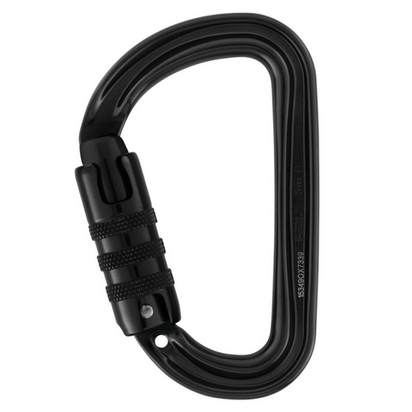 Petzl Sm'D H-Frame Carabiner (Black) - TRIACT-LOCK