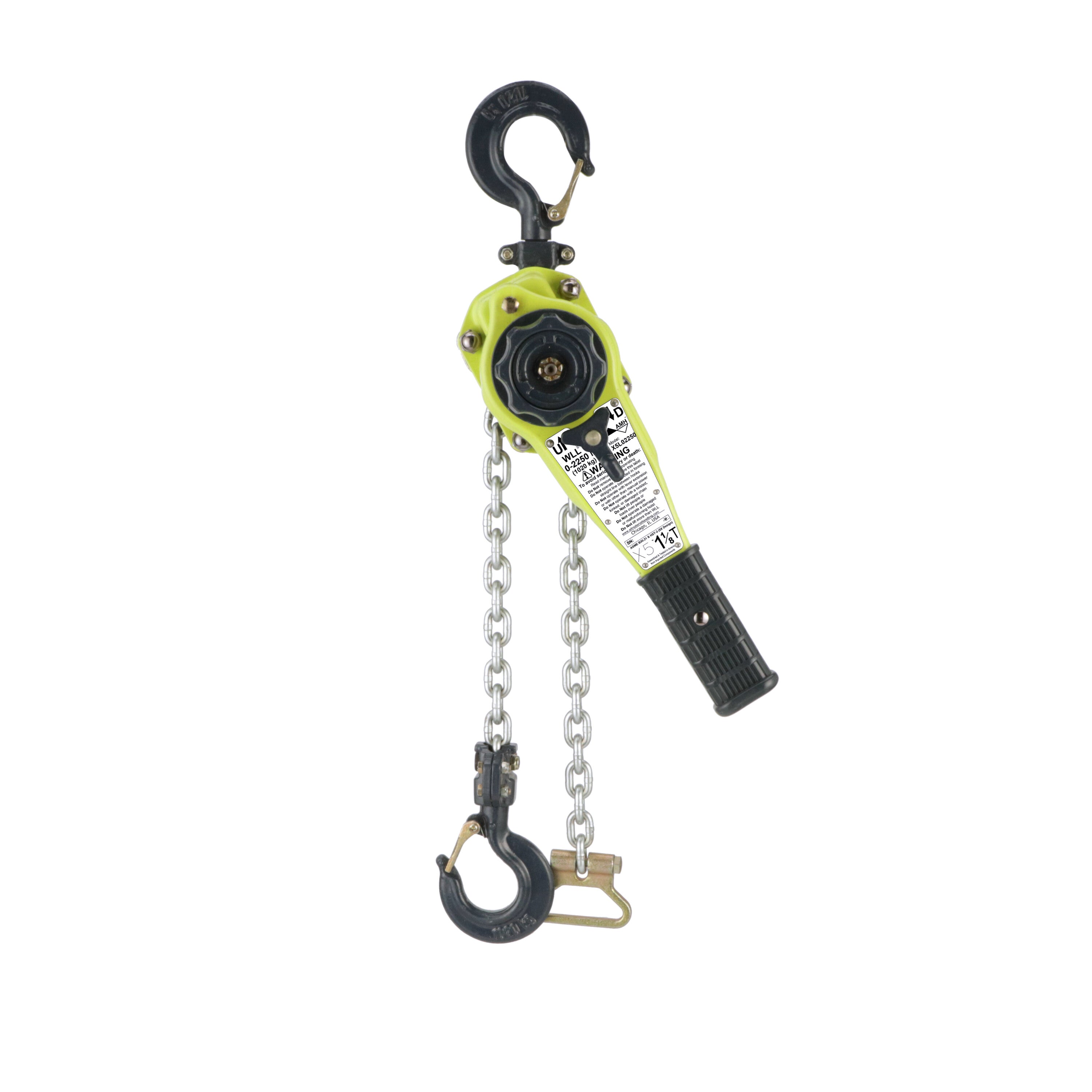 X5L Lever Hoist 1-1/8 US Ton x 05' Lift to 20' Lift – MTN SHOP